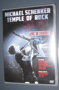 ♪♪DVD　MICHAEL SCHENKER TEMPLE OF ROCK 「LIVE IN EUROPE」 Herman Rarebell Francis Buchholz ex. Scorpions 参加♪♪