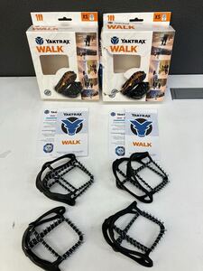 0701e0816 Yaktrax Walker アイスクリート スノー&アイスウォーカー　アイゼン　滑り止め　靴【2個まとめ売り】