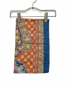 【中古】ETRO エトロ 小物 レディース ストール ペイズリー柄 シルク ウール