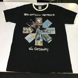 SR5B1♪ 古着　バンドデザインプリントTシャツ Lサイズ　レッドホットチリペッパーズ RED HOT CHILI PEPPERS レッチリ RHCP