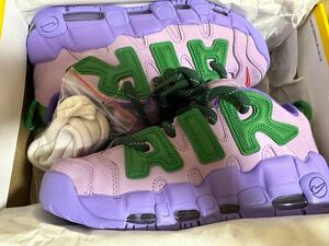 【新品】26.5cm AMBUSH × Nike Air More Uptempo Low Lilac and Apple Green アンブッシュ ナイキ エアモアアップテンポ ロー モアテン 