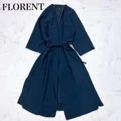 ●FLORENT ガウンコート サイドスリット ネイビー