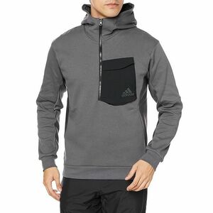 ★アディダス adidas 定価9350円 新品 メンズ スリムフィット ハーフジップ パーカー ジャケット 2XLサイズ [HN0409-2XL] 二 零★QWER★