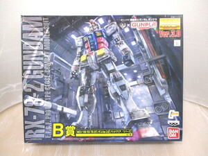 ★1番くじコラボ　機動戦士ガンダム　B賞　『MG』 RX-78-2 ガンダムVer,3,0 【ソリッドクリア/リバース】　1/100 未組み立て★