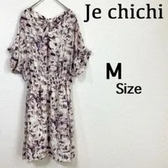 『テチチ』（M）＊半袖ワンピース＊シフォン＊花柄＊