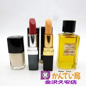 A24-1561【4点セット】CHANEL シャネル　No.5 コロン/SOIN TENDRE LEVRES リップトリートメント/ROUGE A LEVRES 20/LE VERNIS OPAL ネイル