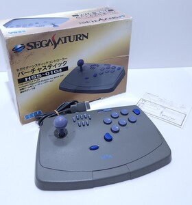 SSセガサターン SEGA SATURN スティック コントローラー バーチャスティック HSS-0104箱付 希少品 動作未確認 まとめ 美品 (M-16)