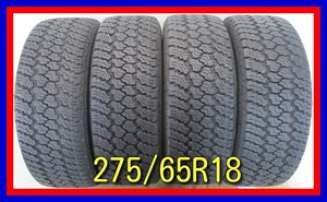 ■中古タイヤ■ 275/65R18 114T GOODYEAR WRANGLER レアサイズ 夏タイヤ オンロード 早い者勝ち 激安 送料無料 A937