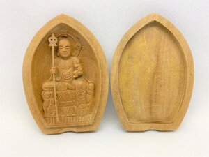 【三枝堂】新品　白檀　香合仏【水子地蔵】お守り本尊　桐箱入り☆展示品１点限り☆送料は当社負担☆　