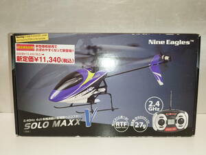 中古品 Nine Eagles 2.4GHz 4ch 超小型電動ヘリコプター SOLO MAXX V RC