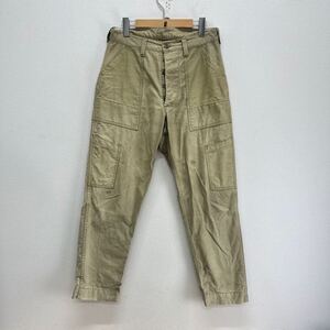 FREEWHEELERS フリーホイーラーズ MILITARY UTILITY TROUSERS ミリタリー ベイカーパンツ ワークパンツ CIVILIAN CREW 30 10121595