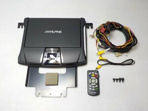 ALPINE アルパイン RSH10XS-R-B 10.1インチ フリップダウンモニター リモコン付き 動作OK!! C26 セレナからの取外し●24014417三J1710●