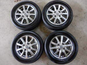 SK29 軽用13インチアルミホイール&155/65Ｒ13　タイヤセット　中古品