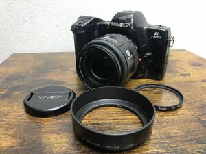 ■ジャンク品　MINOLTA ミノルタ　α7700i フィルムカメラ 一眼レフ AF ZOOM 35-105mm 2:3.5(22)-4.5 55mm 