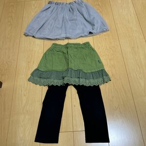 スカッツ スカート 120cm 女の子 ボトムス 2点セット　kp