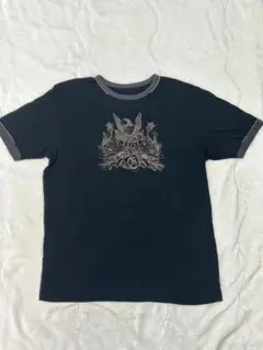 guess リンガーシャツ　tシャツ　ヴィンテージ　L 黒