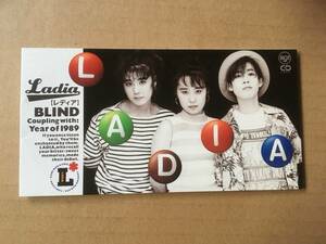 LADIA / レディア●8cm CDシングル[1.日本レコードレンタル商業組合用コメント/2.BLIND/3.Year of 1989]