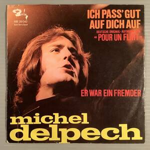 シングル盤(EPフランス盤)◆ミッシェル・デルペッシュ Michel delpech／ICH PASS