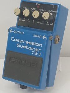 [7B-71-002-1] BOSS ボス Compression Sustainer CS-3 コンプレッサー ギター用エフェクター 台湾製 本体のみ 動作確認済み 中古