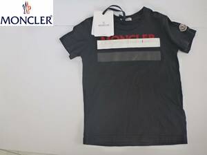 MONCLER モンクレール★キッズ　黒　ブラック系　半袖　Tシャツ　なめらかな上質素材　6（116㎝）