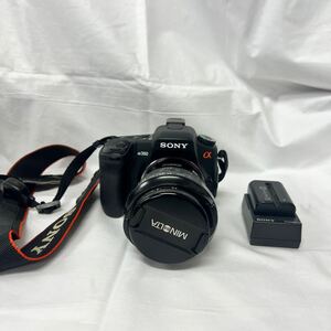 1円スタート！ SONY デジタル一眼レフカメラ α350 MINOLTA ミノルタ AF ZOOM XI 28-105mm レンズセット ミノルタ マグニファイヤ