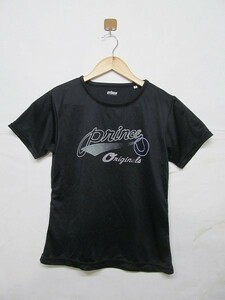 prince プリンス ショートスリーブ Tシャツ 半袖 レディース プラクティス 黒 M b16760