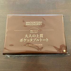 2024年 1.2月合併号　LEE リー　付録のみ マッキントッシュフィロソフィー　ポケッタブルトート