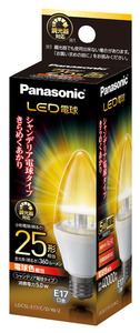 ☆新品未開封☆ ☆送料無料☆ Panasonic LED 電球 シャンデリア 電球タイプ 5.0W(電球色相当/調光器対応）E17口金 LDC5LE17CDW2