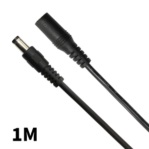 DCケーブル 延長 1M DCプラブ DCジャック DCコネクタ 外径5.5mm 内径2.1mm