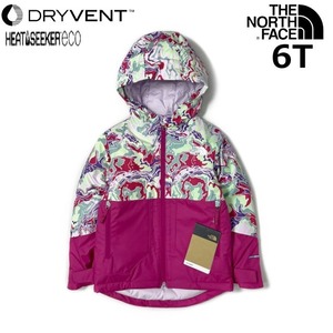 売切り【正規新品】THE NORTH FACE KID FREEDOM INSULATED JACKET ダウンジャケット US限定 キッズ 子供服 撥水(6T)ピンク 総柄240517-15