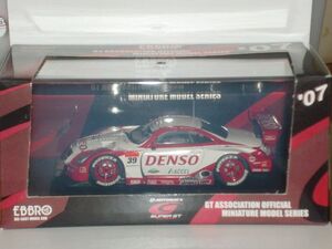 ■1/43 EBBRO SUPER GT 500 DENSO SARD SC430 No.39 白/赤