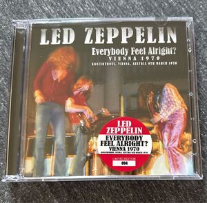 Led Zeppelin Everybody Feel Alright Vienna 1970 2CD