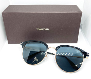 TOM FORD 正規品 サングラス FT889-K-01A (55) ブラック 黒 ボストン アジアンフィット 展示使用品 UVカット 紫外線対策 トムフォード