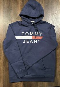 【未使用】　トミーヒルフィガー　TOMMY HILFIGER パーカー　フーディー　M ネイビー　紺　トミー　メンズ