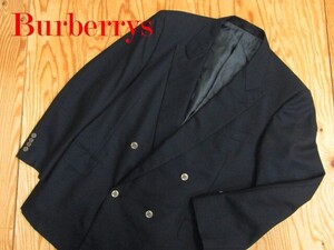 ★バーバリー Burberry★メンズ 刻印金ボタン ダブルブレスト ブレザージャケット ネイビー★R70119039A