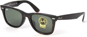 未使用 RayBan レイバン サングラス RB2140F-902 52サイズ WAYFARER ウェイファーラー