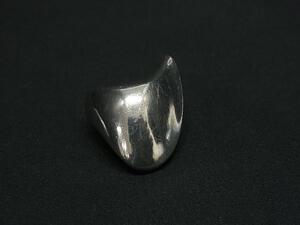 1円 ■美品■ GEORG JENSEN ジョージ ジェンセン SV925 リング 指輪 アクセサリー 約12号 レディース メンズ シルバー系 FI7133