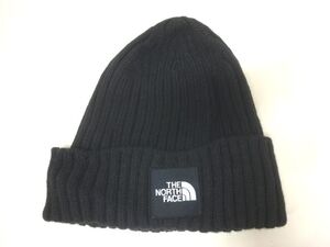 1220RSZ◎THE NORTH FACE ノースフェイス ニット帽 カプッチョリッド ブラック◎中古【送料無料】