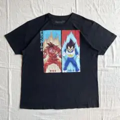 〜00s　ドラゴンボールZ　アニメキャラクター　ビッグプリント　黒Tシャツ　XL