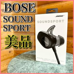 【美品】BOSE ボーズ SOUNDSPORT ワイヤレスイヤホン