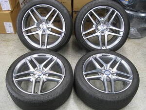 ベンツ W222 純正AMG 19インチ 112/5H BRIDGESTONE POTENZA S001 ベンツSクラス(W222)他