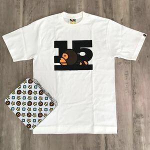 ★新品★ NW15周年記念 BOX Tシャツ Sサイズ a bathing ape BAPE baby milo マイロ モノグラム エイプ ベイプ アベイシングエイプ 会員限定