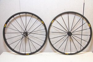 ○MAVIC マビック KSYRIUM SLR Exalith シマノフリー 11/12s対応 クリンチャー カーボンスポーク ホイールセット