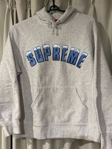 Supreme Icy Arc Logo Hooded Sweatshirt Ash Grey S 20aw