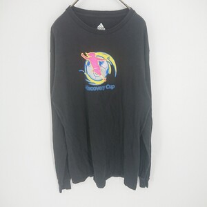 S アディダス adidas Tシャツ ブラック 長袖 リユース ultramto ts1097