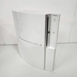 PS3 本体のみ CECHL00 80GB ホワイト 通電確認済み ジャンク扱い PlayStation3 SONY【NK6187】