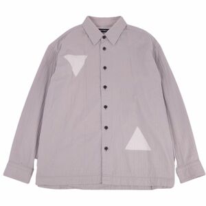 イッセイミヤケ ISSEY MIYAKE MEN シャツ ロングスリーブ コットン トップス メンズ 2(M相当) グレー cf05mn-rm11e27496