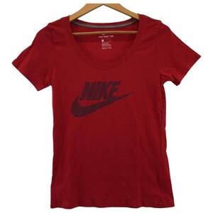 ゆうパケットOK NIKE ナイキ プリント 半袖Ｔシャツ sizeS/レッド