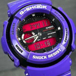 CASIO カシオ G-SHOCK ジーショック クレイジーカラーズ G-300SC-6A 腕時計 クオーツ アナデジ 多機能 ブラック文字盤 新品電池交換済み