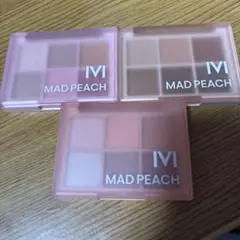 MAD PEACH アイシャドウパレット 3個セット